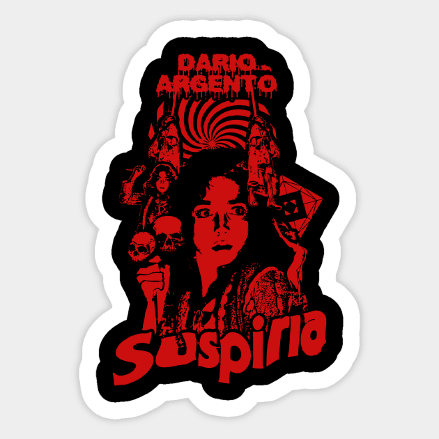 Suspiria Halloween Red Sticker by Itulah Cinta